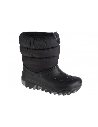 Crocs Παιδικές Μπότες Χιονιού Μαύρες 207684-001