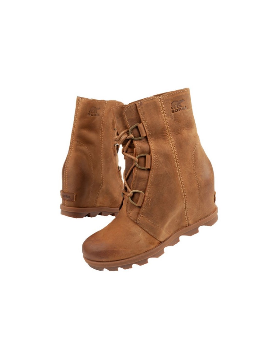 Sorel Δερμάτινες Γυναικείες Μπότες Χιονιού Μαύρες 1809091010