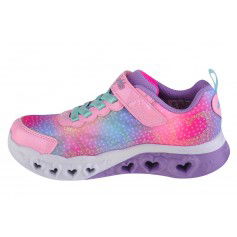 Skechers Παιδικά Sneakers Flutter Heart με Φωτάκια Ροζ 302315L-PKMT