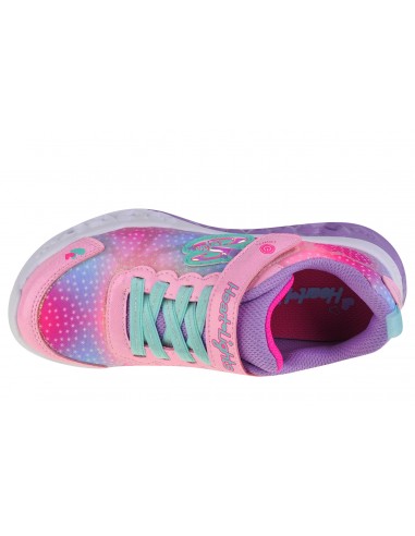 Skechers Παιδικά Sneakers Flutter Heart με Φωτάκια Ροζ 302315L-PKMT