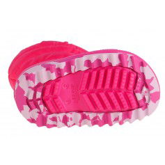 Crocs Classic Neo Puff Παιδικά Μποτάκια Χιονιού Φούξια 207683-6X0