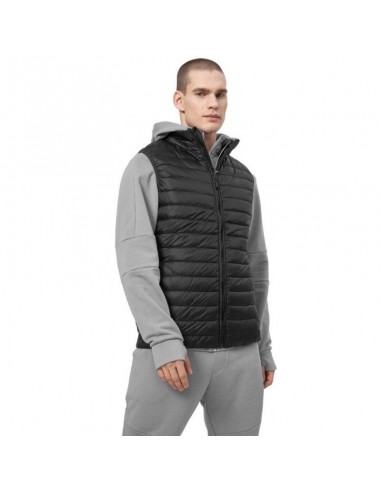 4F Αμάνικο Ανδρικό Μπουφάν Puffer Μαύρο H4Z22-KUMP001-20S