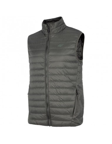 4F Αμάνικο Ανδρικό Μπουφάν Puffer Χακί H4Z22-KUMP001-43S