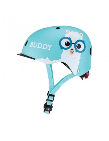 Globber Elite Lights 507-105 Παιδικό Κράνος για Ποδήλατο & Πατίνι Μπλε με Ενσωματωμένο Φωτάκι LED