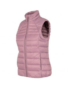 4F Κοντό Γυναικείο Αμάνικο Puffer Μπουφάν για Χειμώνα Ροζ H4Z22-KUDP001-52S