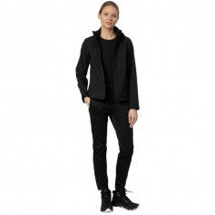 4F Γυναικείο Μπουφάν Μαύρο H4Z22-SFD001-20S