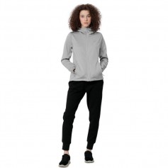 4F Γυναικείο Μπουφάν Γκρι H4Z22-SFD350-27M