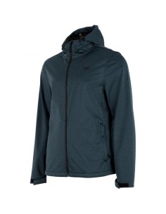 4F Ανδρικό Χειμωνιάτικο Μπουφάν Softshell Navy Μπλε H4Z22-SFM350-30M