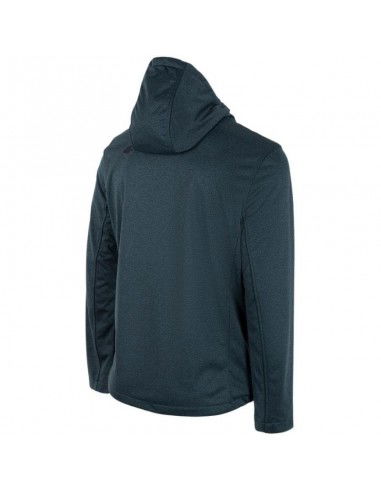 4F Ανδρικό Χειμωνιάτικο Μπουφάν Softshell Navy Μπλε H4Z22-SFM350-30M