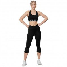 4F Training Γυναικείο Capri Κολάν Ψηλόμεσο Μαύρο H4Z22-SPDF350-20S