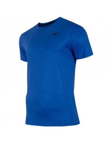 4F Ανδρικό T-shirt Μπλε Μονόχρωμο H4Z22-TSMF351-36S