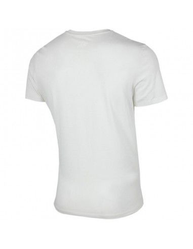 4F Ανδρικό T-shirt Λευκό με Στάμπα H4Z22-TSM026-11S