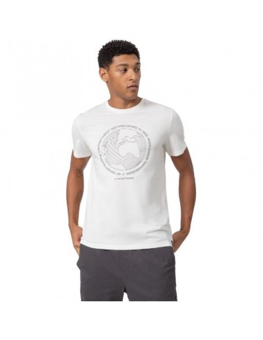 4F Ανδρικό T-shirt Λευκό με Στάμπα H4Z22-TSM026-11S