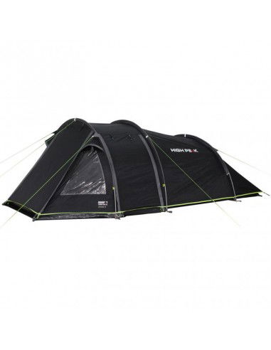 High Peak Σκηνή Camping Τούνελ Γκρι με Διπλό Πανί 4 Εποχών για 3 Άτομα 385x190x120εκ. 11535