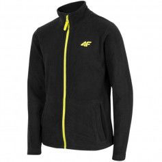 4F Παιδική Ζακέτα Fleece Μαύρη HJZ22-JPLM001-20S