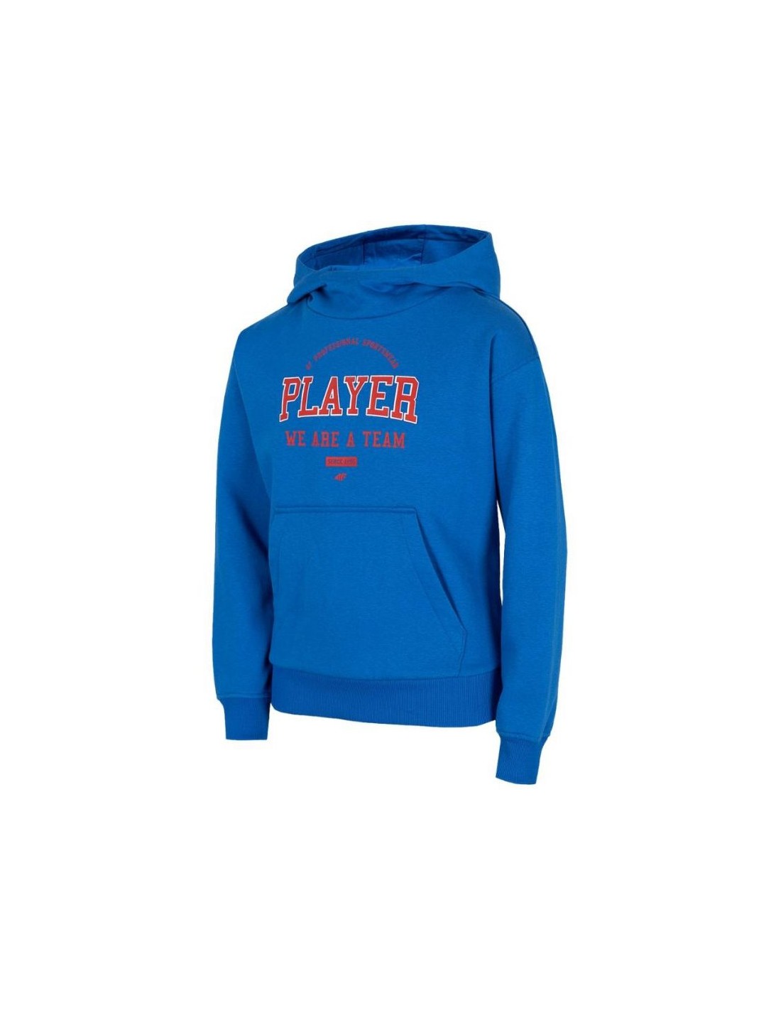 4F Παιδικό Φούτερ με Κουκούλα και Τσέπες Μπλε HJZ22-JBLM006-36S