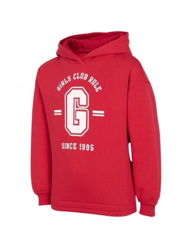 4F Παιδικό Φούτερ με Κουκούλα Κόκκινο HJZ22-JBLD004-62S