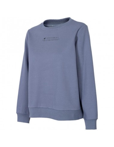 4F Γυναικείο Φούτερ Γκρι H4Z22-BLD020-25S