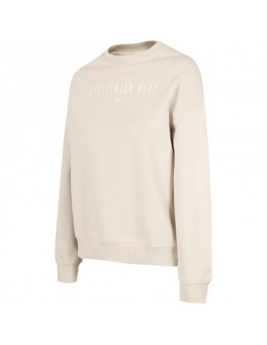 4F Γυναικείο Φούτερ Μπεζ H4Z22-BLD033-11S