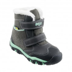 Bejo Daisy Mid Παιδικά Μποτάκια με Σκρατς Γκρι 92800184025