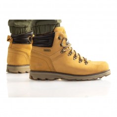 CAT Sire Δερμάτινα Κίτρινα Ανδρικά Μποτάκια Αδιάβροχα P720691