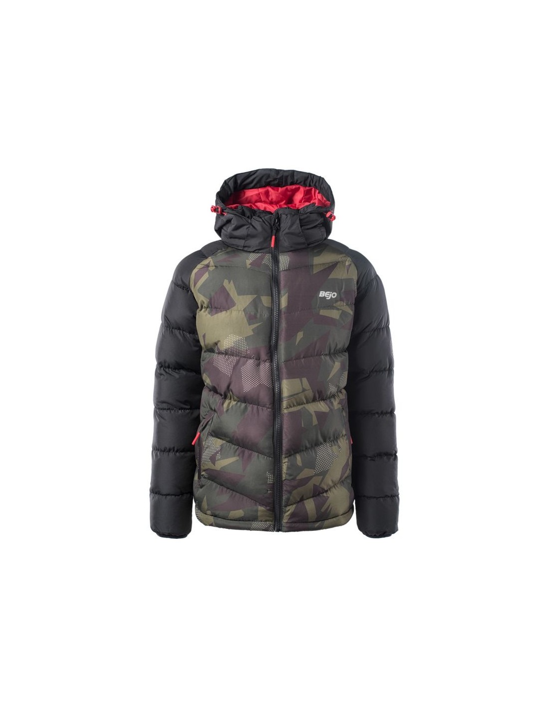 Bejo Bejo Παιδικό Casual Μπουφάν Κοντό με Κουκούλα Χακί 92800371624