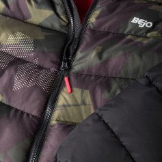 Bejo Παιδικό Casual Μπουφάν Κοντό με Κουκούλα Χακί 92800371624