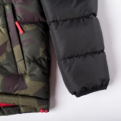 Bejo Παιδικό Casual Μπουφάν Κοντό με Κουκούλα Χακί 92800371624