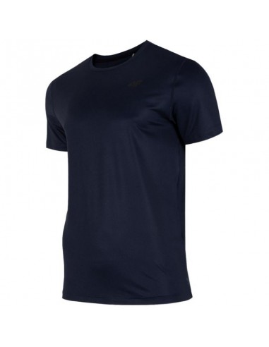 4F Ανδρικό T-shirt Navy Μπλε Μονόχρωμο H4Z22-TSMF351-31S