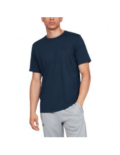 Under Armour Sportstyle Left Chest Ανδρικό Αθλητικό T-shirt Κοντομάνικο Navy Μπλε 1326799-408