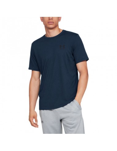 Under Armour Sportstyle Left Chest Ανδρικό Αθλητικό T-shirt Κοντομάνικο Navy Μπλε 1326799-408