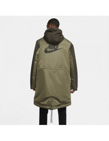 Nike Sportswear Therma-Fit Ανδρικό Χειμωνιάτικο Μπουφάν Παρκά Αδιάβροχο Πράσινο DD6775-355