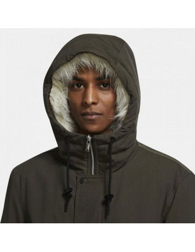 Nike Sportswear Therma-Fit Ανδρικό Χειμωνιάτικο Μπουφάν Παρκά Αδιάβροχο Πράσινο DD6775-355