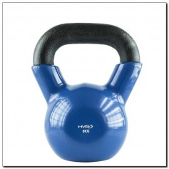 HMS KNV08 17-64-042 Kettlebell Βινυλίου 8kg Μπλε