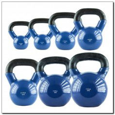 HMS KNV08 17-64-042 Kettlebell Βινυλίου 8kg Μπλε