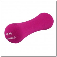 Neoprene coated cast iron weight 05kg 17025 1747110