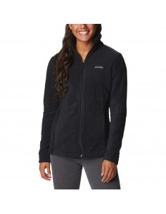 Columbia Basin Trail III Κοντή Fleece Γυναικεία Ζακέτα με Φερμουάρ σε Μαύρο Χρώμα 1938041-010