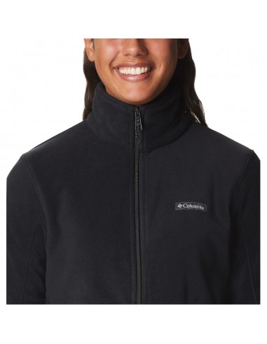 Columbia Basin Trail III Κοντή Fleece Γυναικεία Ζακέτα με Φερμουάρ σε Μαύρο Χρώμα 1938041-010