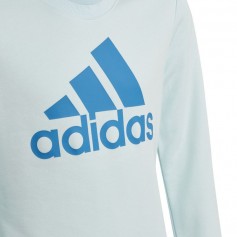 Adidas Παιδικό Φούτερ Γαλάζιο Essentials HM8707
