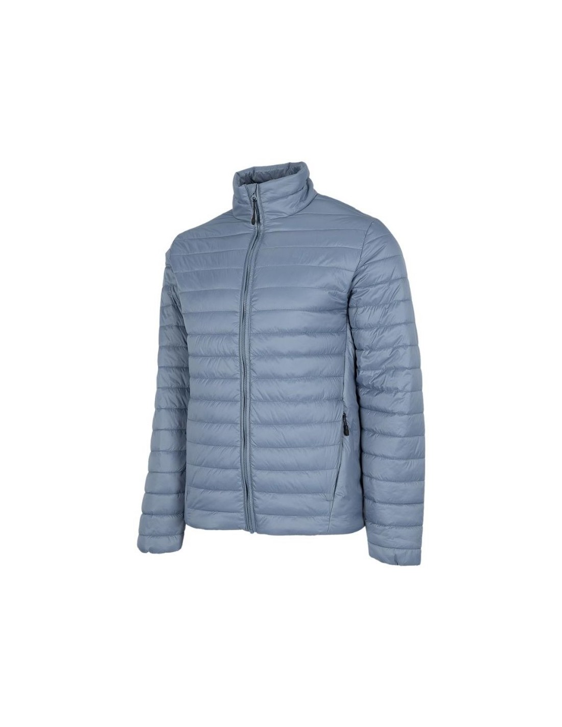 4F Ανδρικό Χειμωνιάτικο Μπουφάν Puffer Γαλάζιο H4Z22-KUMP003-34S