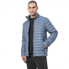 4F Ανδρικό Χειμωνιάτικο Μπουφάν Puffer Γαλάζιο H4Z22-KUMP003-34S