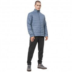 4F Ανδρικό Χειμωνιάτικο Μπουφάν Puffer Γαλάζιο H4Z22-KUMP003-34S