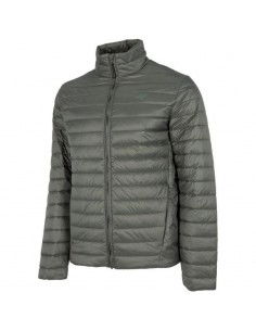 4F Ανδρικό Μπουφάν Puffer Χακί H4Z22-KUMP003-43S
