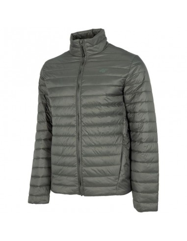 4F Ανδρικό Μπουφάν Puffer Χακί H4Z22-KUMP003-43S