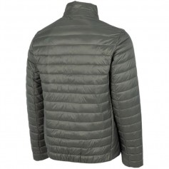 4F Ανδρικό Μπουφάν Puffer Χακί H4Z22-KUMP003-43S