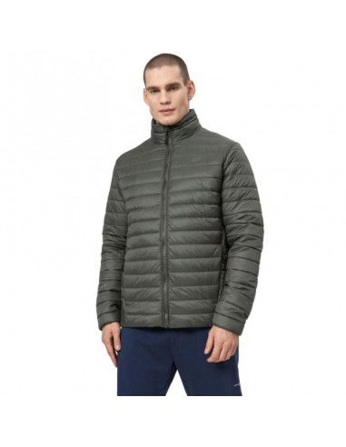 4F Ανδρικό Μπουφάν Puffer Χακί H4Z22-KUMP003-43S