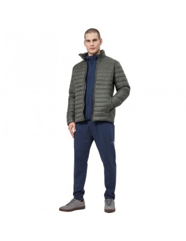 4F Ανδρικό Μπουφάν Puffer Χακί H4Z22-KUMP003-43S