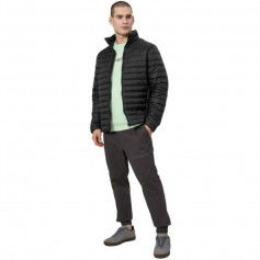 4F Ανδρικό Χειμωνιάτικο Μπουφάν Puffer Μαύρο H4Z22-KUMP003-20S