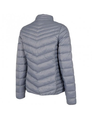 4F Κοντό Γυναικείο Puffer Μπουφάν για Χειμώνα Μωβ H4Z22-KUDP002-32S