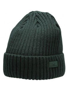 4F Beanie Ανδρικός Σκούφος με Rib Πλέξη σε Χακί χρώμα H4Z22-CAM009-43S